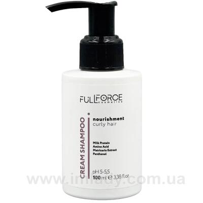 Крем-шампунь для кучерявого волосся Full Force cream shampoo curly hair 100 мл